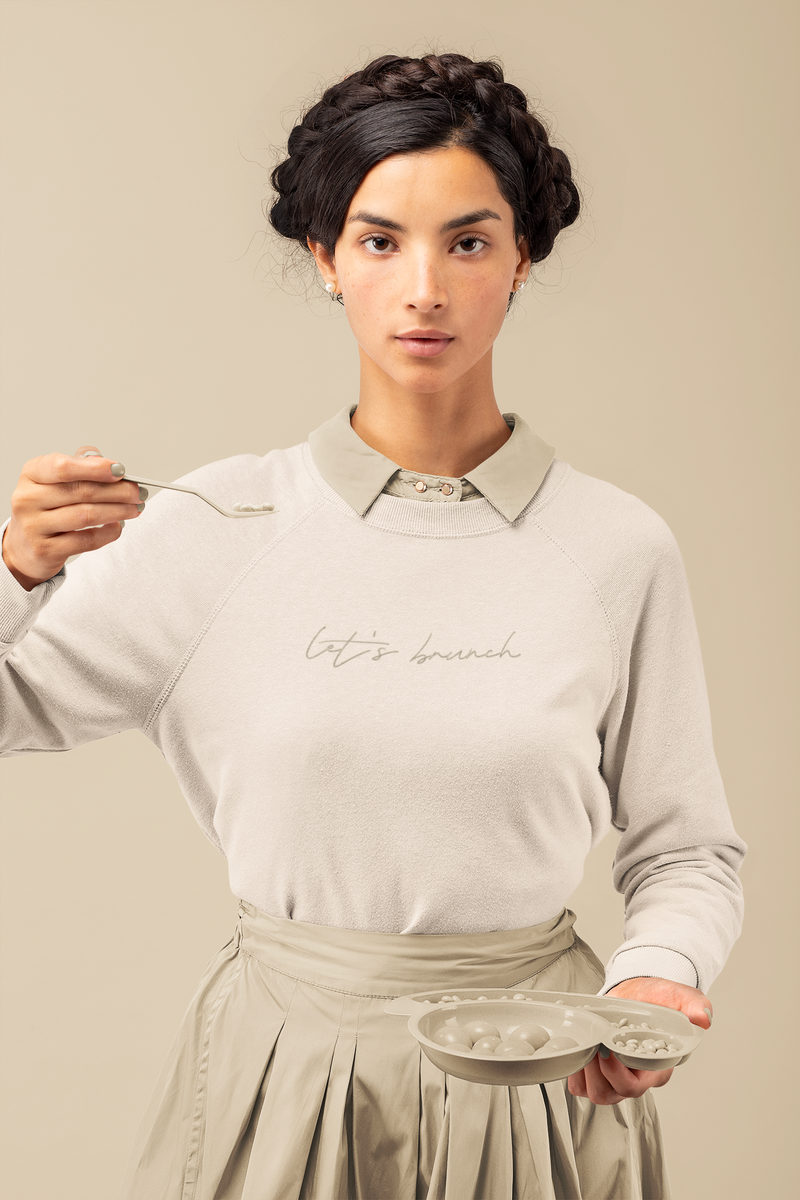 Let's Brunch Organic Sweatshirt – Gender Neutral