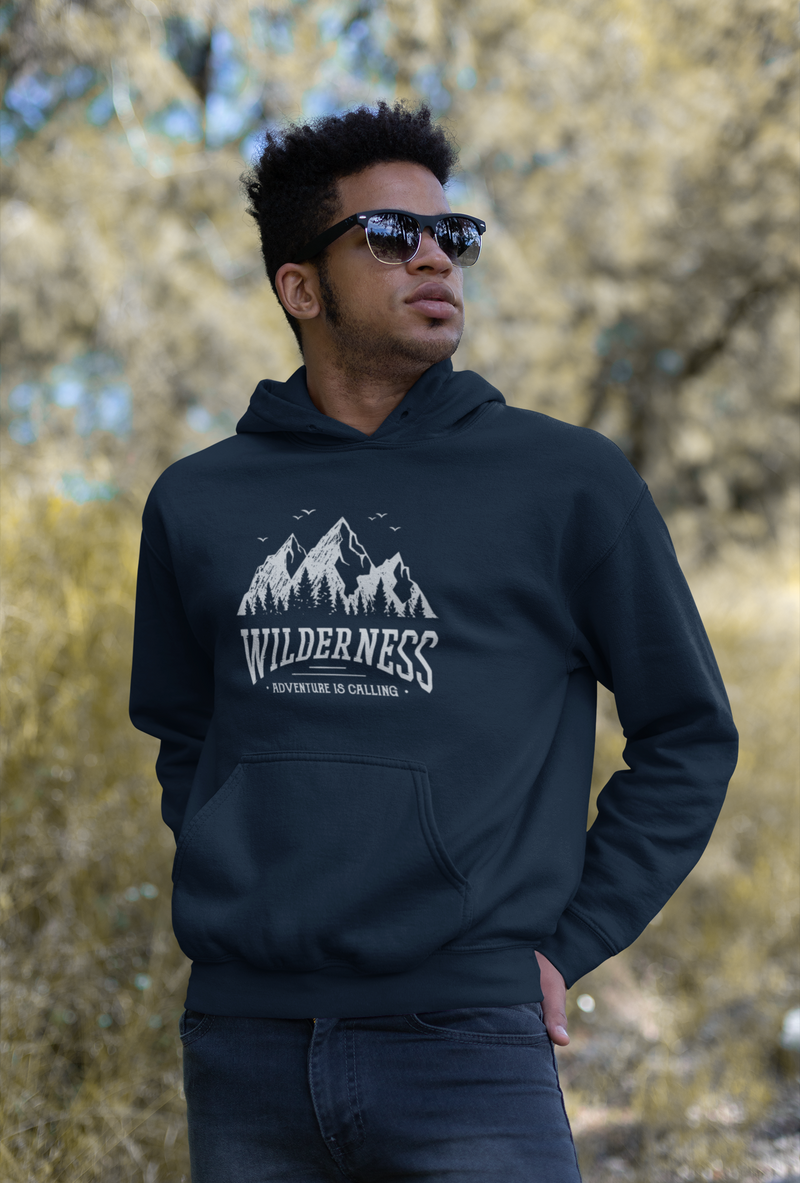 Wilderness Organic Hoodie Sweatshirt – Gender Neutral