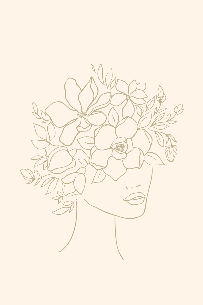 Flower Crown Organic Tee –Gender Neutral