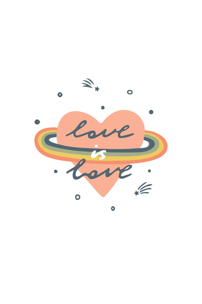 Love is Love Organic Tank – Gender Neutral