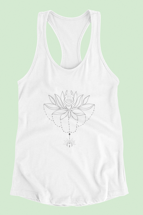 Lotus Bamboo Organic Racer Tank – Fitted