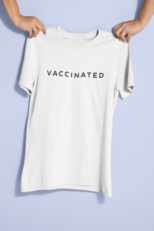 Vaccinated Organic Tee –Gender Neutral