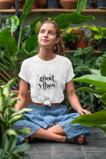 Good Vibes Organic Tee – Gender Neutral